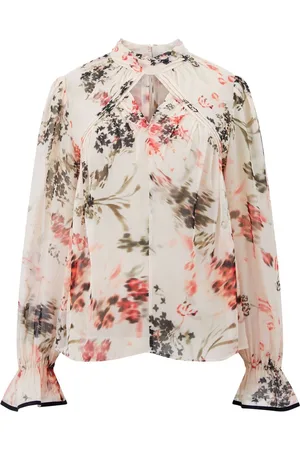French Connection Hallie Crinkle Contrast Topsmall