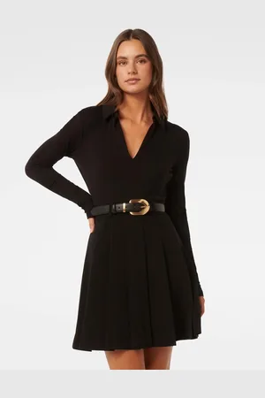 Forever New Eliana Pleated Skirt Mini Dress42