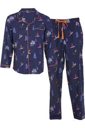 Cyberjammies Mænd Alpes Ski Tryk PyjamassætM