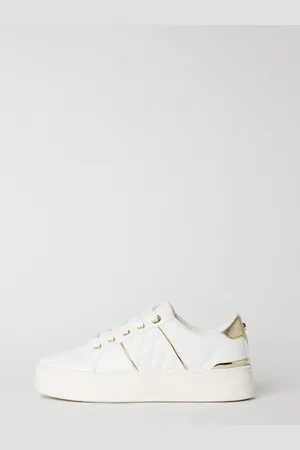 Lipsy London Flat Chunky Flatform Stripe Lace Up Trainerseu39
