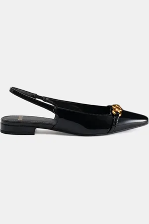 Novo Wide Fit Colish Hardware Slingback Flatseu38