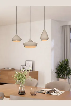 Eglo Torremolinos Natural Tones Steel Pendant Ceiling Lighten