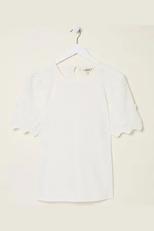 Fat Face FatFace Pretty Broderie Top40