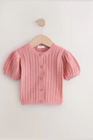 Next 100% Cotton Pointelle Knitted Cardigan (3mths-7yrs)5 - 6 år (110 - 116cm)
