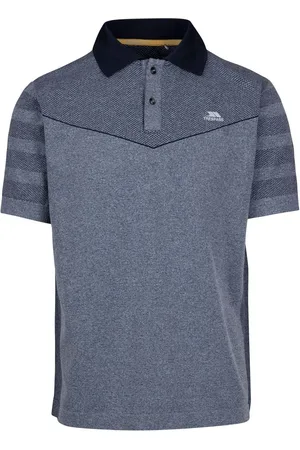 Trespass Male Blue Nab Active Polo T-ShirtM