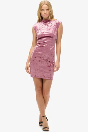 Superdry Velvet Bodycon Kjole38