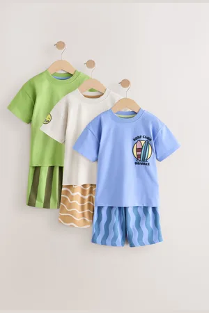 Next Kort pyjamas 3 -pakke (9mdr.-12år)8 - 9 år (128 - 134cm)