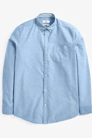 Next Langærmet 100% Bomuld Oxford SkjorterM Reg