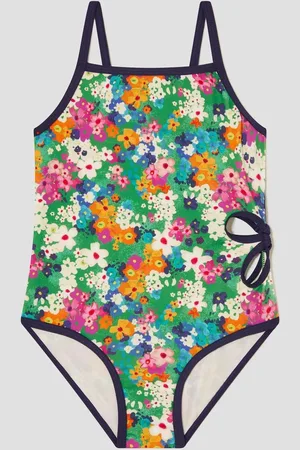 Monsoon Floral Print Cut-Out Swimsuit11 - 12 år (146 - 152cm)