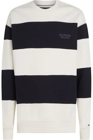 Tommy Hilfiger Monotype Stribet SweatshirtStor