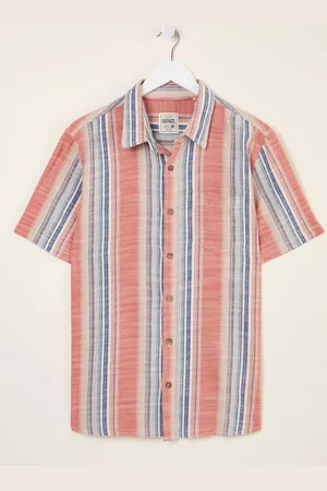 Fat Face FatFace Short Sleeve Stripe Shirtmedium