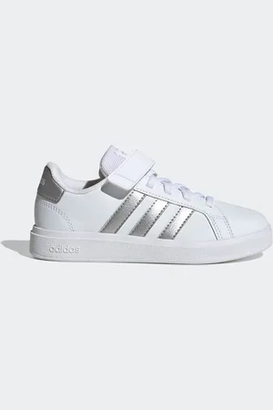 adidas Grand Court Elastic Lace and Top Strap Trainers