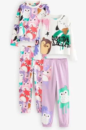 Next License Squishmallows 100% Cotton Pyjamas 2 Pack (5-14yrs)6 år (116cm)