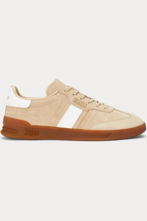 Ralph Lauren Womens Aera Suede Low Top Trainers