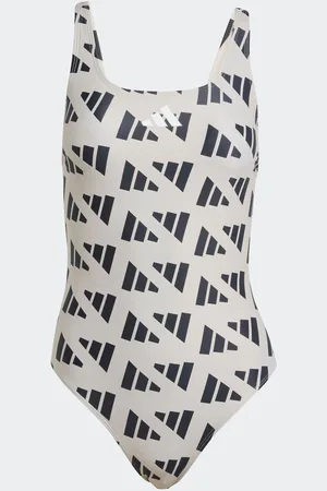 adidas Logo Graphic V Back Swimsuit64