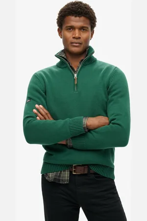 Superdry 100% Cotton Classics Knit Henley JumperXL