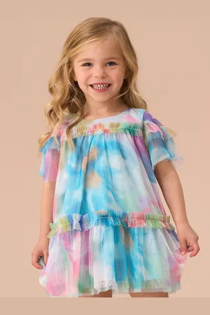 Angel & Rocket Eleanor Multi Print Mesh Dress And Bloomer Set12 - 18 måneder (80 - 86cm)