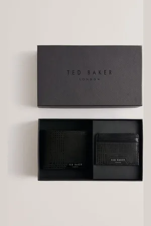 Ted Baker Etan Etched Leather Wallet and Cardholder SetEn