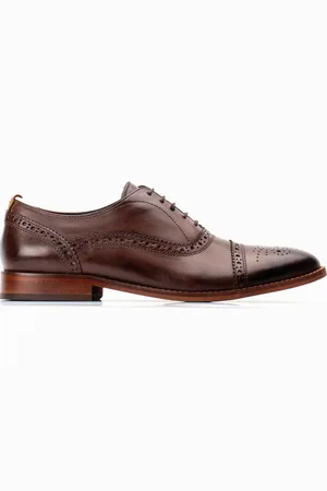 Base London Cast Lace-Up Brogue Shoes
