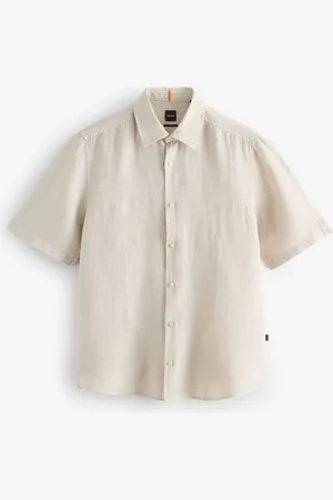 HUGO BOSS Regular Fit Short Sleeve ShirtMiddel
