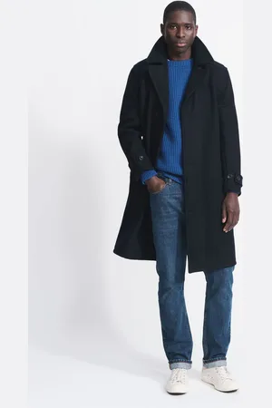 Aubin Blå Raleigh Wool CoatM