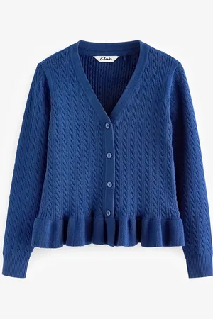 Clarks School Cable Knit Cardigan6 år (116cm)