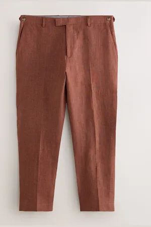 Next Slim Fit Signature Leomaster Italiensk 100% Hør Stof Jakkesæt Bukser36l