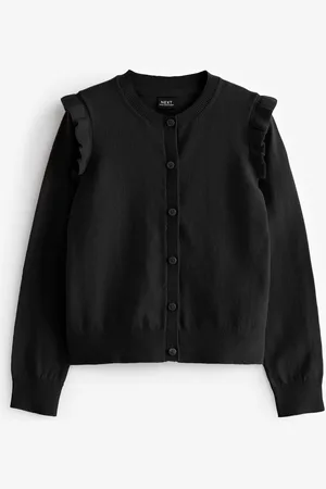 Next Cotton Rich Frill Shoulder School Cardigan (3-16yrs)5 år (110cm)