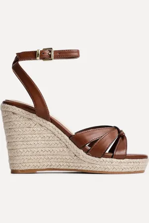 Linzi Goddess Wedge Sandals With Knotted Front Strapseu39