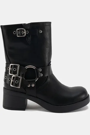 Novo Dafra Harness Biker Ankle Boots