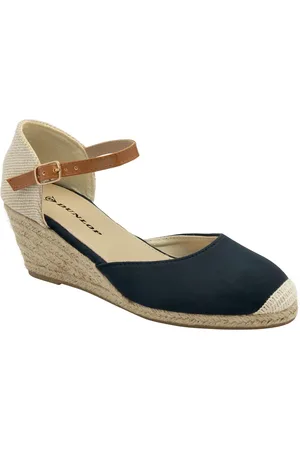 Dunlop Ladies Wedge Espadrille Shoes