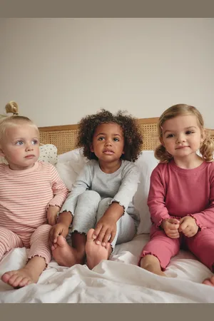 Next Pointelle Snuggle Pyjamas 3 Pack (9mths-8yrs)1.5 - 2 år (86 - 92cm)