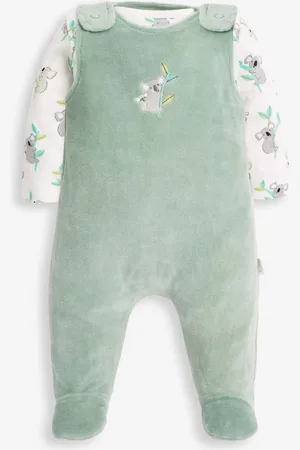JoJo Maman Bébé 2-Pieces Koala Overalls SætNyfødt
