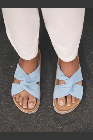 mint&berry Twist Front Suede Sandalseu355