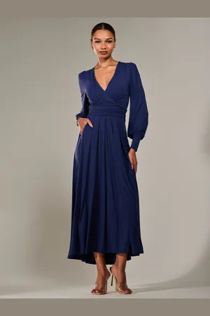 Jolie Moi Long Sleeve Supersoft Jersey Maxi Dress
