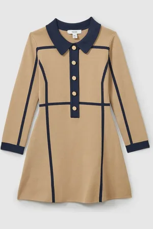 Reiss Nic Panel-Intarsia Jersey Dress12 - 13 år (152 - 158cm)