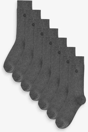Jeff Banks Recycled Cotton Crown Logo Crew Socks 7 packEn
