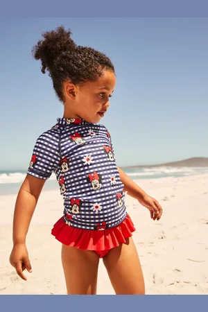 Next Minnie Mouse License Sunsafe Rash Vest Set (3mths-7yrs)3 år (98cm)