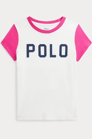 Ralph Lauren Girls Colour Blocked Logo Jersey T-Shirt6 år