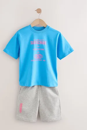 Next Relaxed Fit Kortærmet T-shirt og shortssæt (3-16år)15 år (170cm)