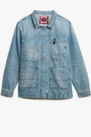 Superdry Merchant Denim Worker 100% Bomuld JakkeStor