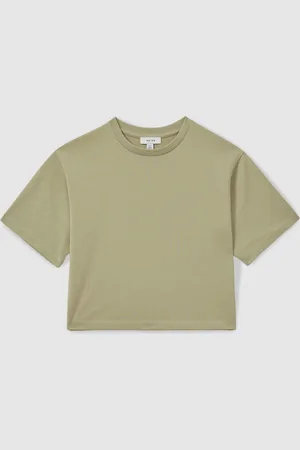 Reiss Cassy Oversized Cotton Crew-Neck T-Shirt11-12 år
