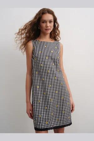 Next Embroidered Daisy Mini Shift Dress46