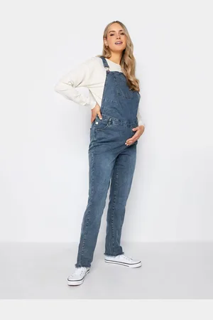 Long Tall Sally Maternity Denim Dungarees40 Høj