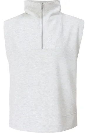 Sweaty Betty Sand Wash CloudWeight Half Zip Sleeveless Pullover Sweat Topxlarge