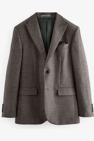 Next Slim Fit Signature TG Di Fabio Italiensk stof Tekstureret Jakkesæt Jakke48 Almindelig (UK 38 R)