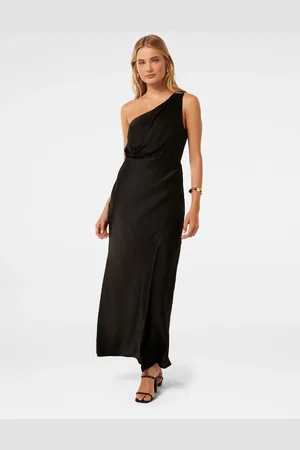 Forever New Emily One Shoulder Satin Maxikjole40