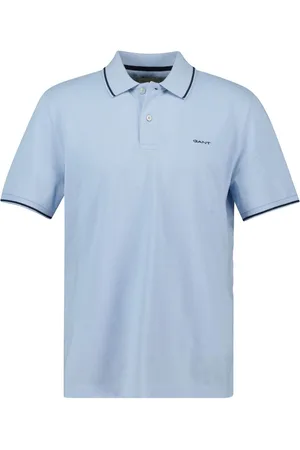 GANT Short Sleeve Tipping Pique 100% Cotton Polo Shirtxlarge
