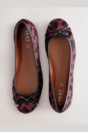 Next Forever Comfort Rund Toe Læder Ballerina Sko