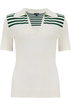 Pour Moi Roma Half Sleeve Stripe Knit Top36